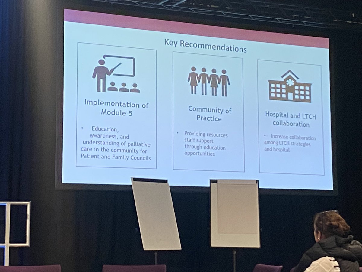 Great palliative care training programme recommendations in long term care homes in Ontario Health. #icic2 @MowlamHealth @des_mulligan @martinaoreillly
