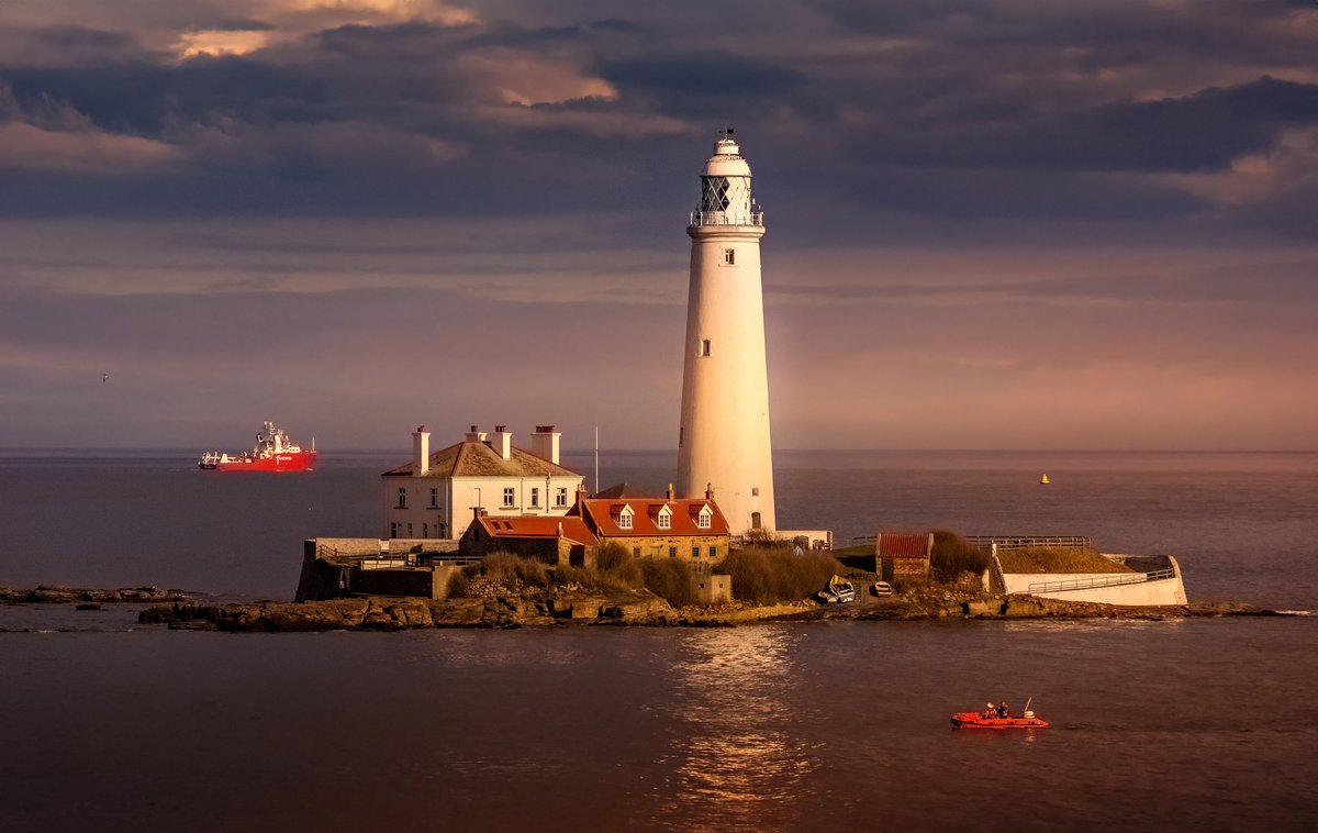 St. Marys Lighthouse. @Pexels #WhitleyBay #Northumberland #RNLI