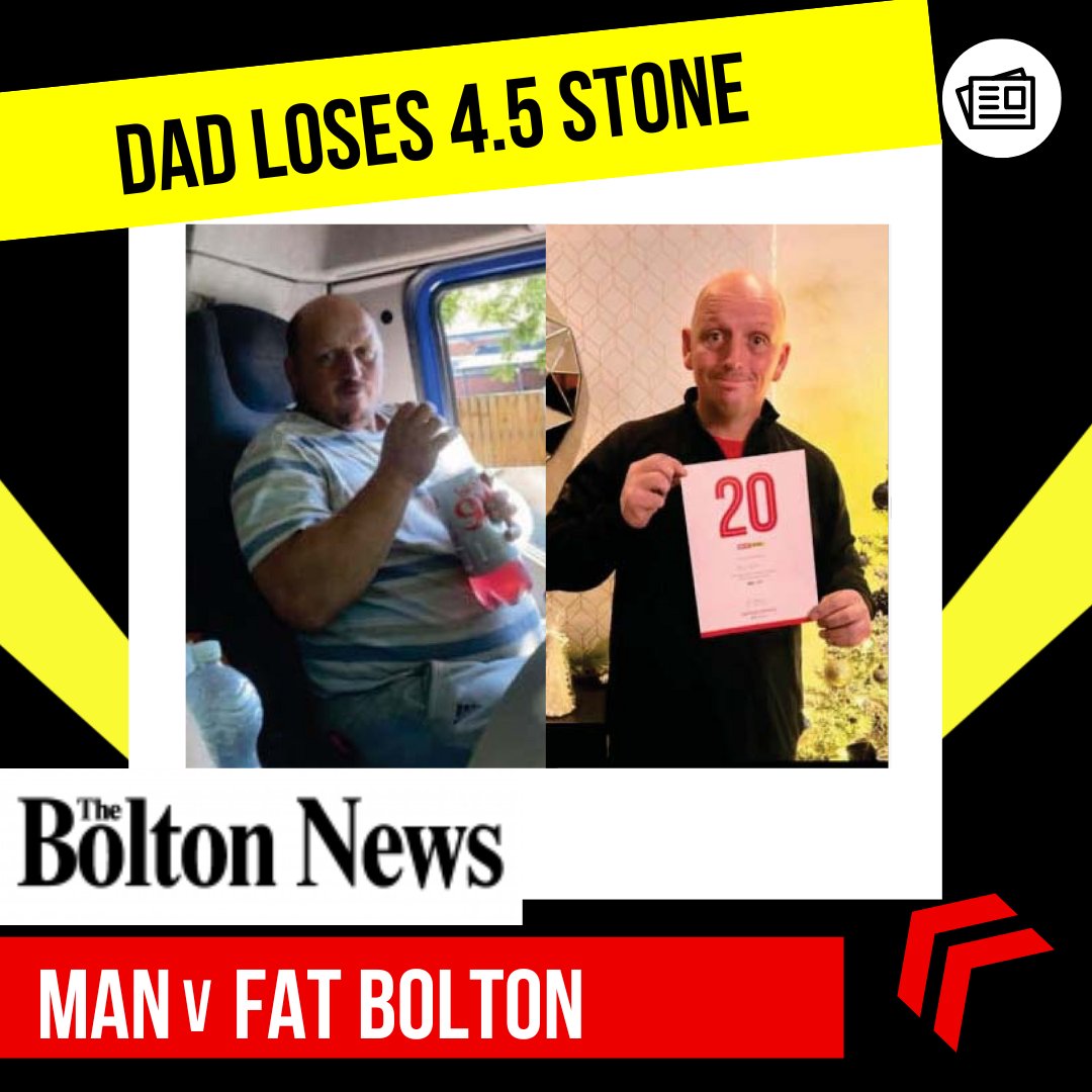 Check out our Bolton Player, Gary Parker, who has lost 4.5 stone with us! Read the full story here: theboltonnews.co.uk/news/24264982.…