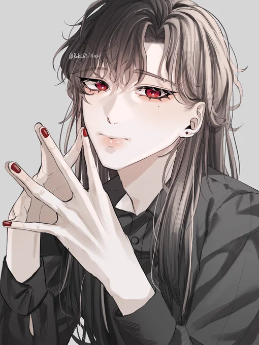 『黒髪長髪お兄さん』 
