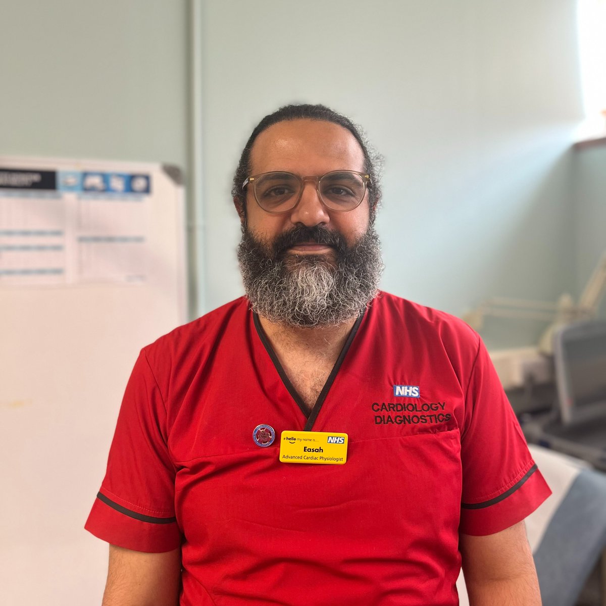 Meet Easah, one of our advanced cardiac physiologists who performs a range of specialist investigations & supports the team during procedures to the heart. If you’re a patient & have a pacemaker or require regular check-ups for a heart monitor you may also be cared for by Easah