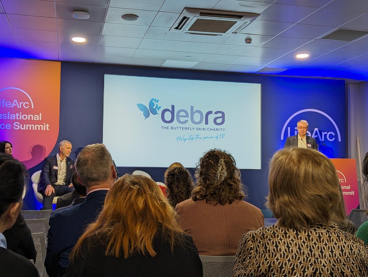 .<a href="/CharityDEBRA/">DEBRA UK</a> leads a heartfelt discussion on the realities of the rare disease #EpidermolysisBullosa and the importance of patient voice at the <a href="/LifeArc/">LifeARC</a> Translational Science Summit.

#LATSS2024