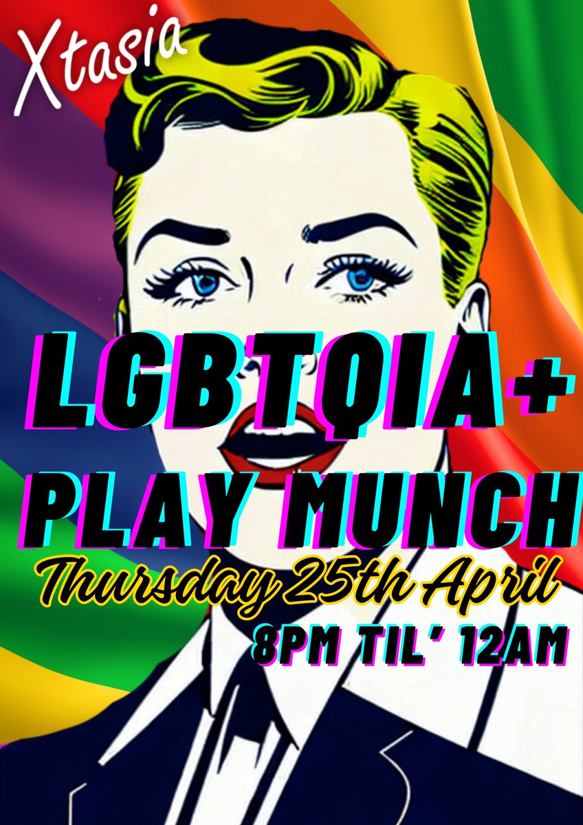 Join us this Thursday for our next fantastic LGBTQIA+ Play Munch. The last one was such fun, I for one am counting down the days!
#lgbtqiaplus #England #swing #BDSMovement