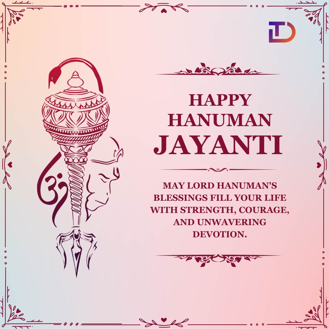 May devotion to Hanuman ji bring happiness and prosperity in our lives. May happiness come in your life.

Happy Hanuman Jayanti 🙏 🚩

#hanumanjayanti #hanuman #ramnavami #hanuman #hanumanjayanti2024