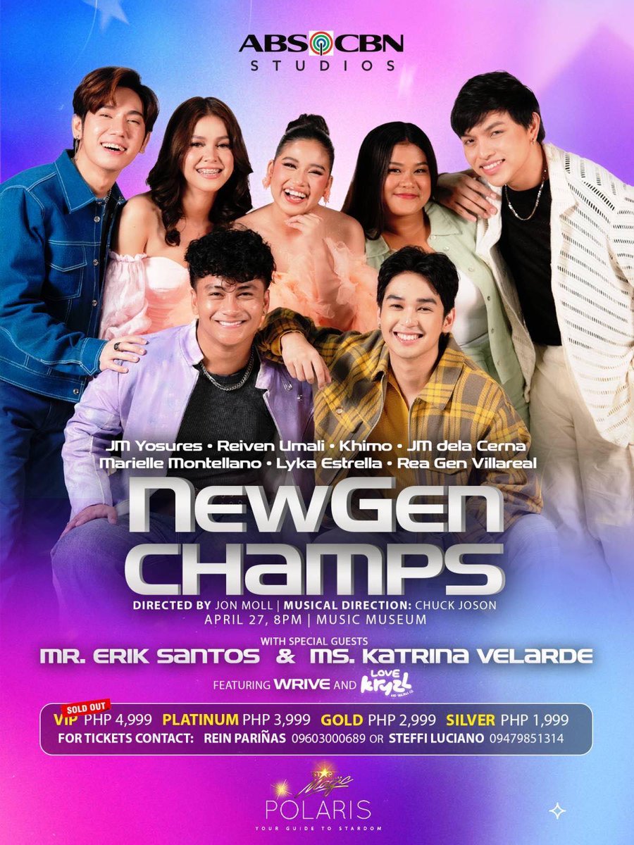 OMG a New PPOP Group is here!!!!

Meet the newest PPOP group - WRIVE! 

Huwag palampasin ang kanilang performance sa “New Gen Champs” concert ngayong Sabado 8PM Music Museum! 

<a href="/itsShowtimeNa/">It's Showtime</a> <a href="/DreamMakerOfc/">Dream Maker</a> 
#WRIVE #WRIVE_Drei #WRIVE_Asi #WRIVE_Ishiro #WRIVE_Russu #WRIVE_Mathew