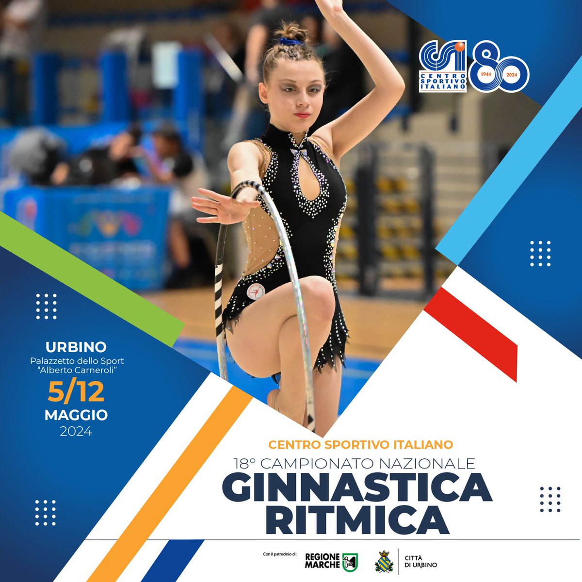 🏆🤸‍♀️🤸‍♂️ Siete pronti per il Campionato Nazionale di #ginnasticaritmica?
🤳 Condividete con noi i momenti più belli con #VitaCSI
📍 Urbino
📲 Seguite l'evento 👉 centrosportivoitaliano.it/eventi/evento/…
🤝 <a href="/RegioneMarcheIT/">Regione Marche</a> <a href="/ComuneUrbino/">Comune di Urbino</a>