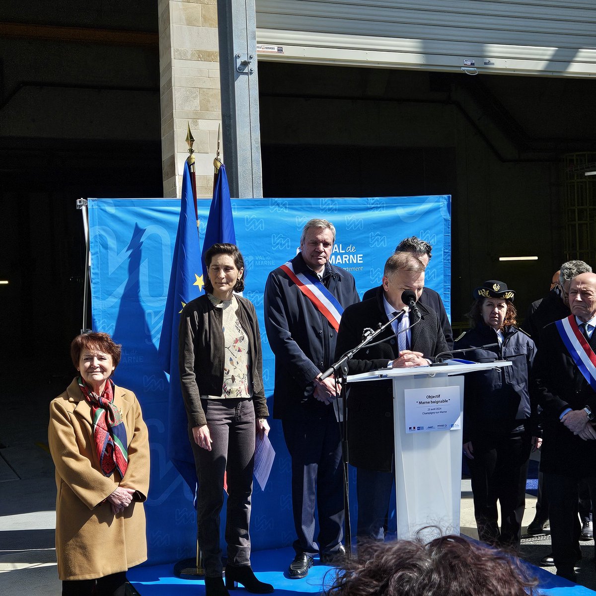valdemarne_94's tweet photo. #ValDeMarneDirect Aujourd'hui, la station départementale de dépollution des eaux pluviales (SDDEP) est inaugurée. 🎉
Un temps institutionnel en présence d'@Ocapitanio94, @AOC1978, @LaurentJeanne94, @ChristopheBechu. https://t.co/iSNtyKT4TP