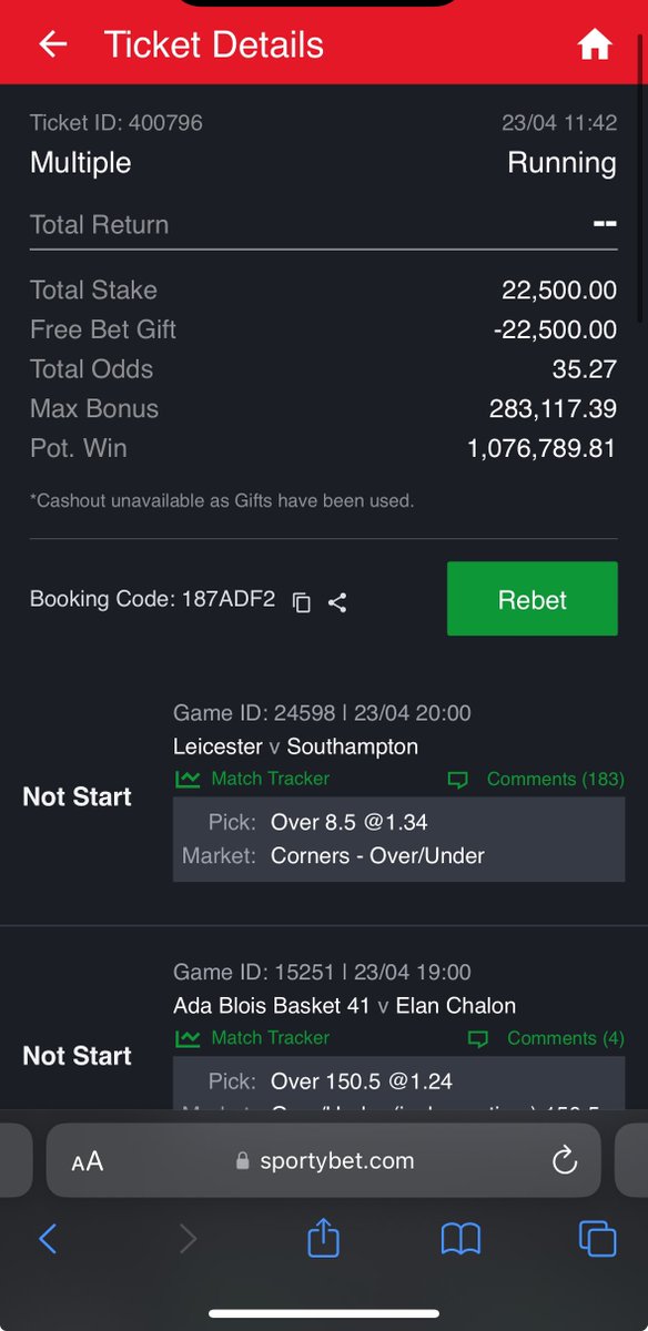 35 ODDS 🍀✅