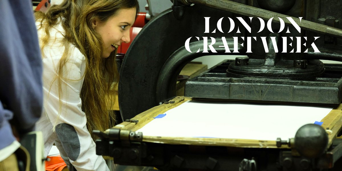 We are excited to be taking part in this year's London Craft Week! Learn the crafts of letterpress and wood engraving at one-day workshops, or pop into one of our open workshop events. 📆 13-19 May 🔗 sbf.org.uk/whats-on/categ… @Londoncraftweek #londoncraftweek #heritagecrafts