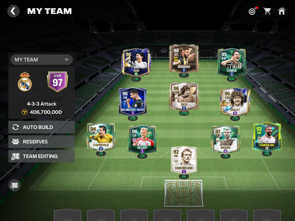 Hydrox7z's tweet photo. My new fc mobile team 
Recommend any changes to be done

#EAFC24 #fcmobile #EAFC https://t.co/aG9WNX46Ao