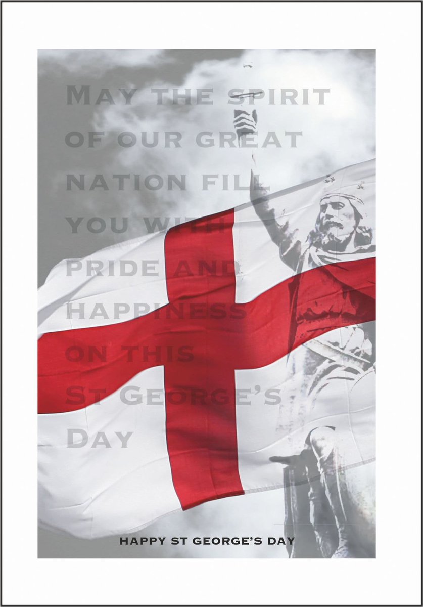 Am I the only one who thinks that Saint George Day should be a public holiday in England. Anyway for my fellow countrymen Happy Saint George Day. #England #Kingandcountry #pride #Dragonslayer