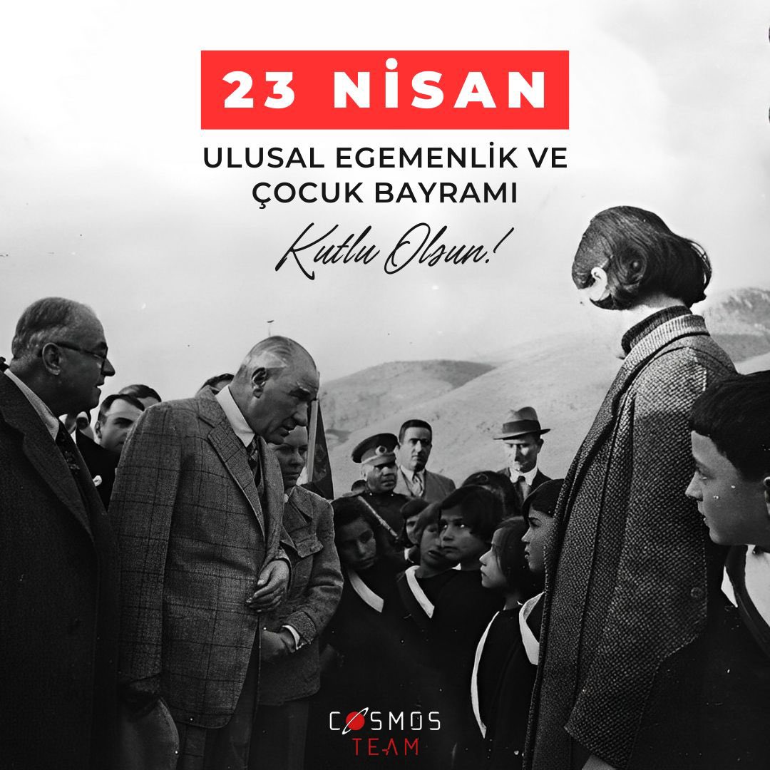 CosmosTeams's tweet photo. 23 Nisan Ulusal Egemenlik ve Çocuk Bayramımız Kutlu Olsun ✨✨ https://t.co/8YV1pCiyve