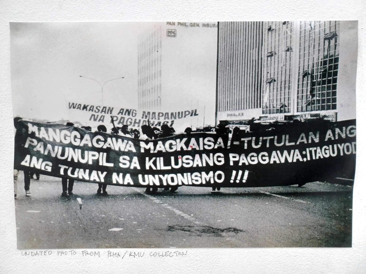 Upang gunitain ang paparating na #MayoUno2024, tignan ang isa sa mga martsang pinangunahan ng mga manggagawa sa kahabaan ng Ayala Avenue noong 1984, sa panahon ng diktadura ni Ferdinand Marcos Sr. Mula noon hanggang ngayon, militante ang kasaysayan at diwa ng Ayala Avenue! +