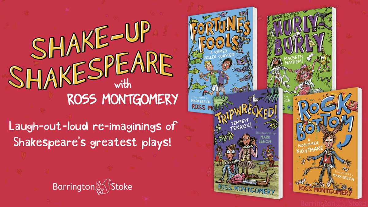 Happy National Shakespeare Day! Have you tried @mossmontmomery's SHAKE-UP SHAKESPEARE series yet? A fantastic way to introduce younger readers to the bard's work in a fun and friendly format #NationalShakespeareDay #dyslexiafriendly