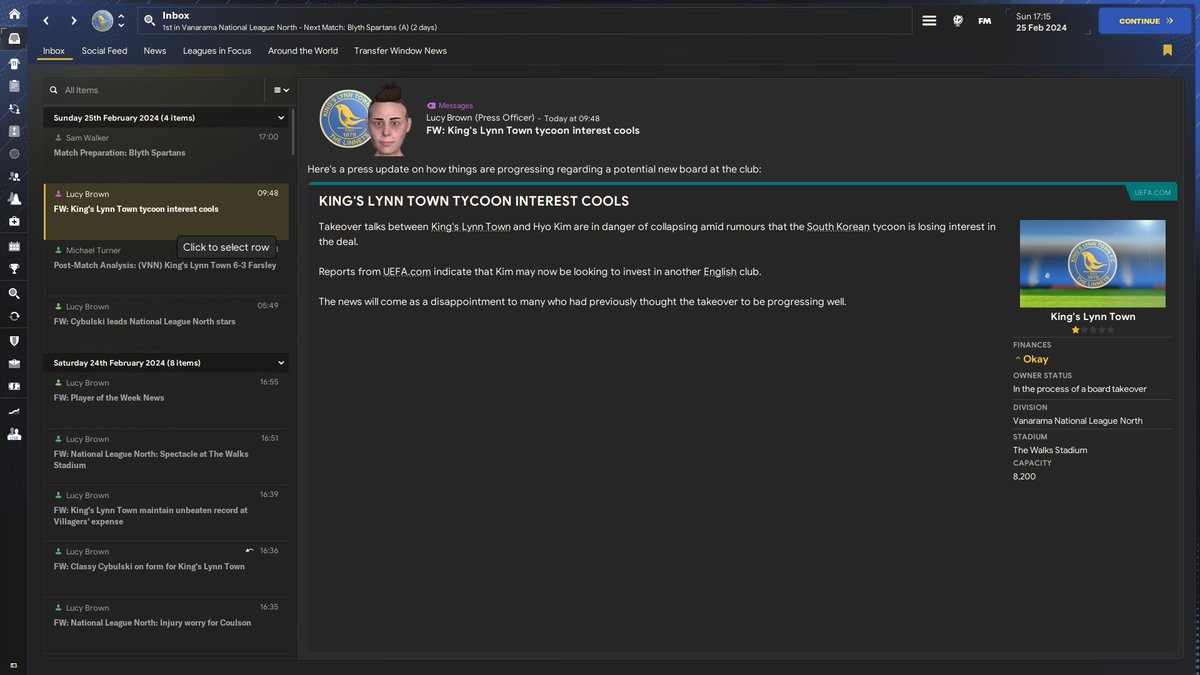 This is going to fall through I can see it.....:'( #fm24