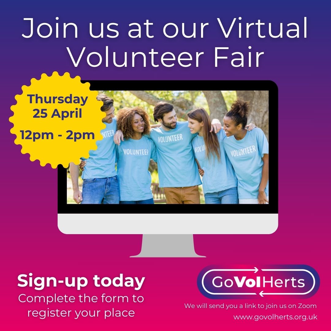 There's still time to join us at our virtual volunteer fair this Thursday, 24 April, 12pm - 2pm! Hear from local organisations about their cause and about how YOU can get involved in making a difference. We meet virtually on Zoom - Sign up now: forms.office.com/e/PekNfCibaq #Volunteer