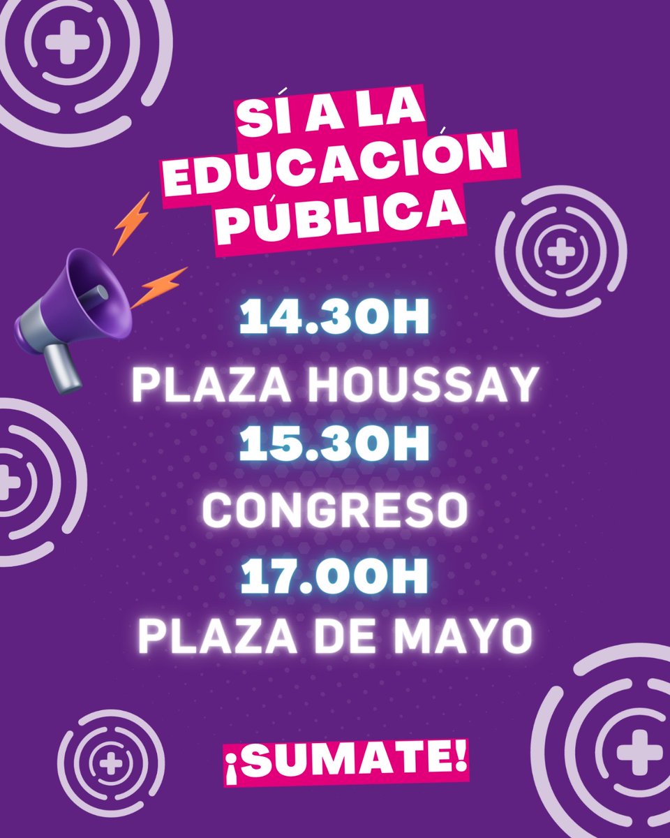 Hoy vamos a marchar junto a todas las universidades públicas del país.

No existe libertad sin educación.

En CABA concentraremos en Callao y Riobamba, a unas cuadras del Congreso de la Nación, a las 15:30 horas. 

DEFENDAMOS LA EDUCACIÓN PÚBLICA