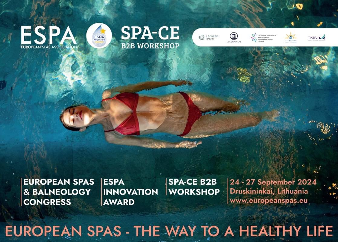 #healthtourism | The most important health tourism event in Europe will take place in the the resort town of Druskininkai on 25-27 September, 2024! 💆‍♀️🌿🛁

Register as an hosted buyer: europeanspas.eu/spa-ce-hosted-…

Find out more about the event➡️  europeanspas.eu/congress/