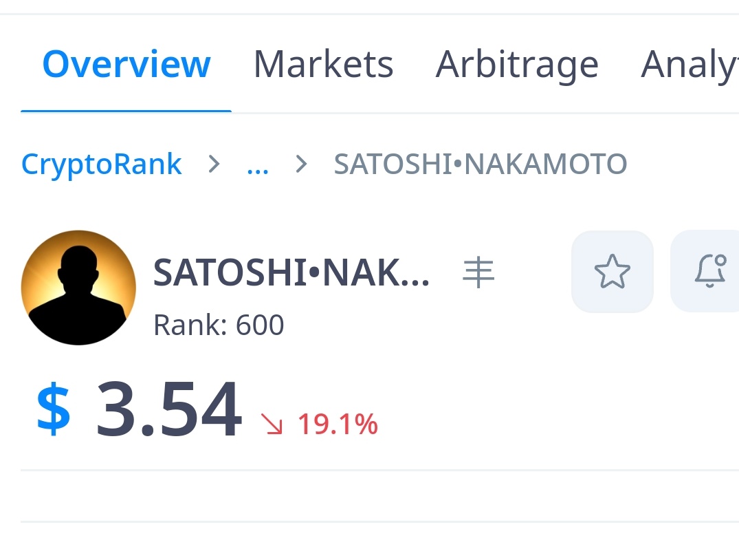 Everyone was saying #runes is the future for bitcoin ecosystem 📌 

Now #SatoshiNakamoto is down almost -50% and suddenly people stopped talking about it

But, we knew from the beginning that FOMO would be there and FUD would also be there. 

FUD is the best time to buy, not