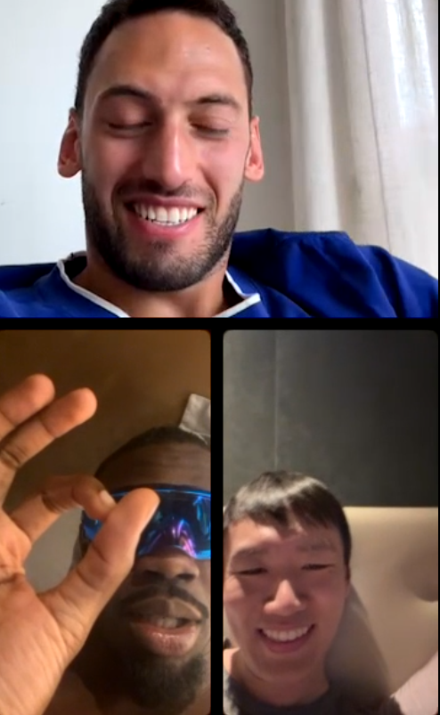 marifcinter's tweet photo. Thuram: "Pres io e Calhanoglu costati zero euro. Zero euro, la tua macchina è costata di più. Vogliamo un regalo"

Steven Zhang: "Lo sapevo che era un errore entrare in questa live" https://t.co/iIWiL2U7zv