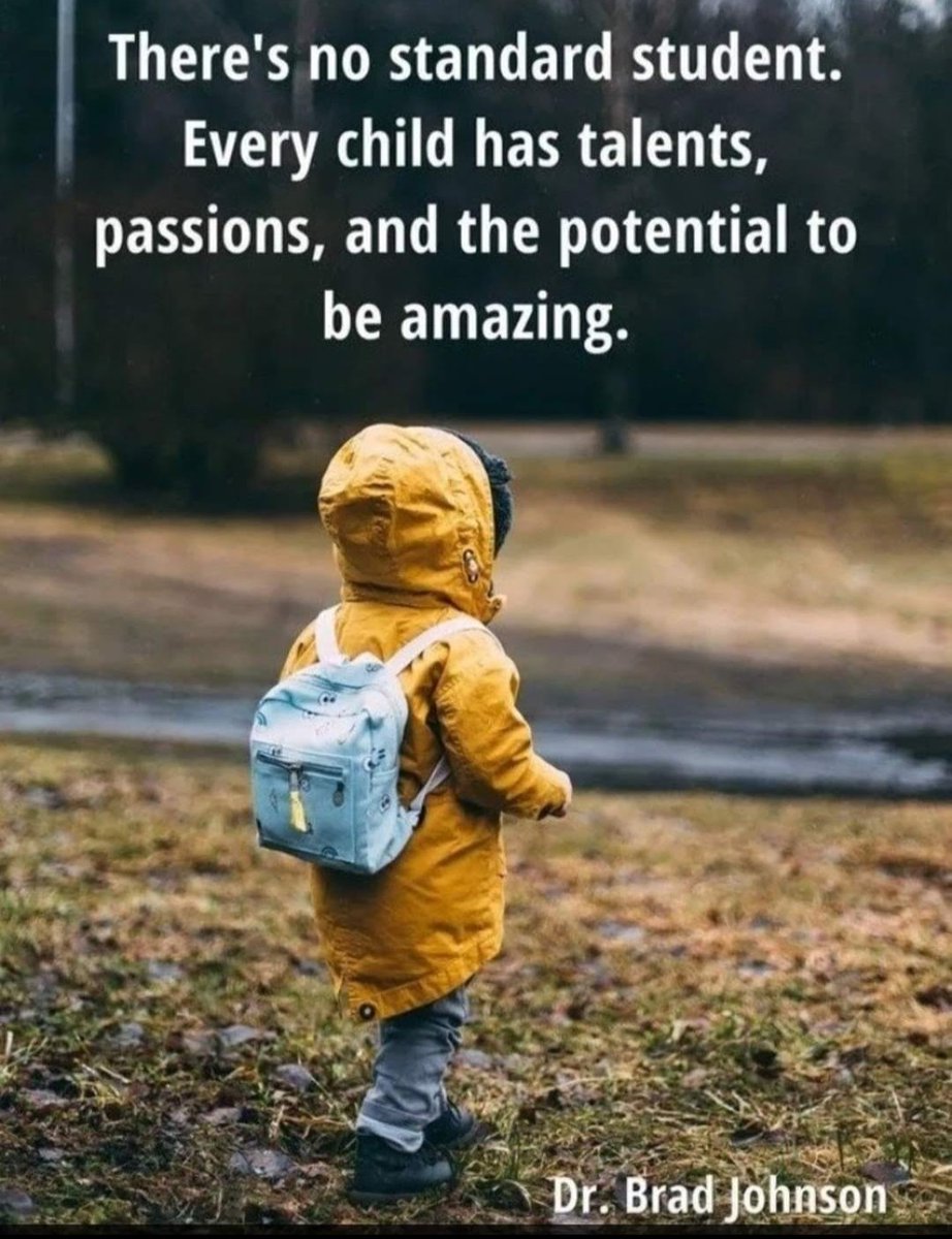 This is a good reminder during standardized tests season.