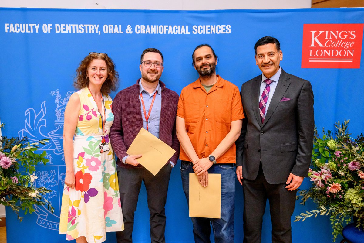 We are delighted to announce the winners of the first Faculty of Dentistry, Oral & Craniofacial Sciences Staff Awards 2024. (@kingsdentistry) Winners were selected for their impactful contributions over the last year. ⬇️ kcl.ac.uk/news/faculty-o…