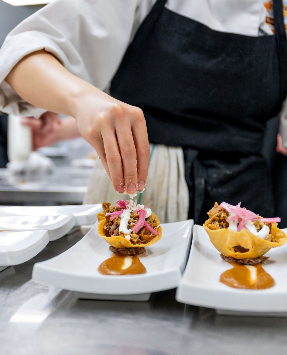 Our students get the opportunity to create their own menus from conception to service for our Chef's table dinners as a part of their education. #food #foodie #chef #chefschool #culinarycollege #culinarystudent #kwawesome #studentchef #culinaryarts #chefstable