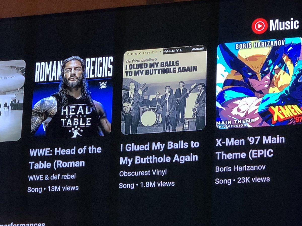 Ahh YouTube music recommendations, you know me so well.