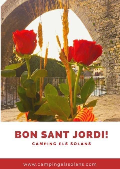 Bon Sant Jordi! #camping #camprodon #girona