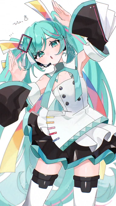 うさぎみたいでかわいいね #初音ミク #HatsuneMiku #MIKUEXPO10th 