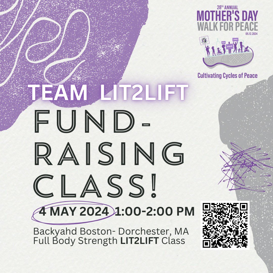 LIT2LIFT_'s tweet photo. We are happy to announce that we have decided to participate in the 28th Annual Mother’s Day Walk for Peace on May 12th!🤗

The Mother’s Day Walk for Peace is a Boston Tradition created to honor the lives of our loved ones who have been murdered due to gun violence. https://t.co/KQbaYm86lG
