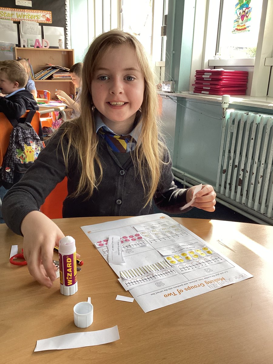 Primary 3/4 worked hard making groups of two as we continue our learning about division ➗ <a href="/Logans_Primary/">Logans PS and NC</a>