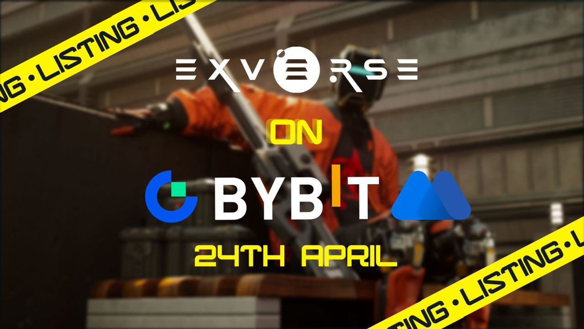 Merhaba dostlar sizlere daha önce de bahsettiğim @Exverse_io $EXVG Listing: 24 Nisan saat 13.00 TR Saatiyle, Exverse adlı yapay zeka destekli bir FPS oyunu $EXVG 📈 #Bybit | 🪙 #Gate.io | 📈 #MEXC Borsalarında Listeleniyor. 🐰 PancakeSwap Çift: EXVG/USDT Listelemesi TR Saati