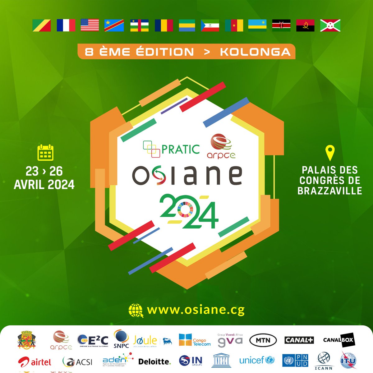 jeanfrancis's tweet photo. Le Salon Osiane s'ouvre ce mardi, 23 avril à Brazzaville, Retrouvez moi et toute l'équipe de @STDIGITAL_corp à ce grand rendez-vous du numérique de la sous-région Afrique centrale qui pour sa 8ème édition est baptisée « Kolonga » #afrique #numérique #Osiane #LeCloudAfricain https://t.co/miV7bikxdP