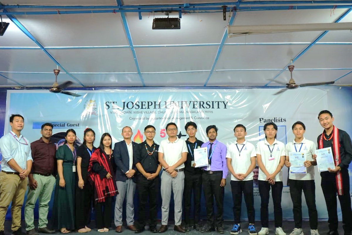 Igniting innovation at St. Joseph University's IGNITE FEST 2024! #YouthNetIncubationCentre #YIC is proud to sponsor the Business Plan Competition, fostering the entrepreneurial spirit among youth. 

#YouthNet #YWEF #YouthNetNagaland #YNnagaland #madeinnagaland #IgniteFest