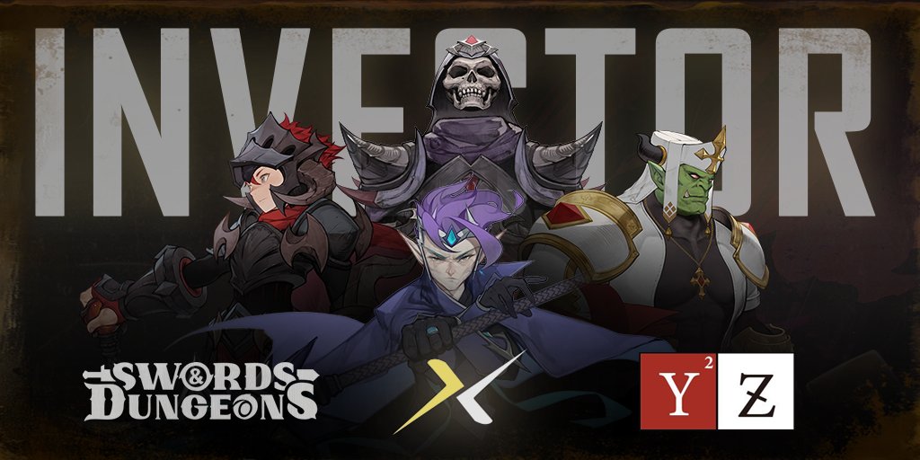 SwordsnDungeons's tweet photo. 2⃣ Excited to reveal the second major investor in our Swords & Dungeons : @y2z_Ventures ! 🚀

🔥 As a leader in the Metaverse and Web 3.0, y2z Ventures provides strategic insights that will elevate our Web3 gaming experience.

⚡️Stay tuned for more investor announcements in our series. The adventure with #y2zVentures is just beginning! 🛡️ #SwordsnDungeons