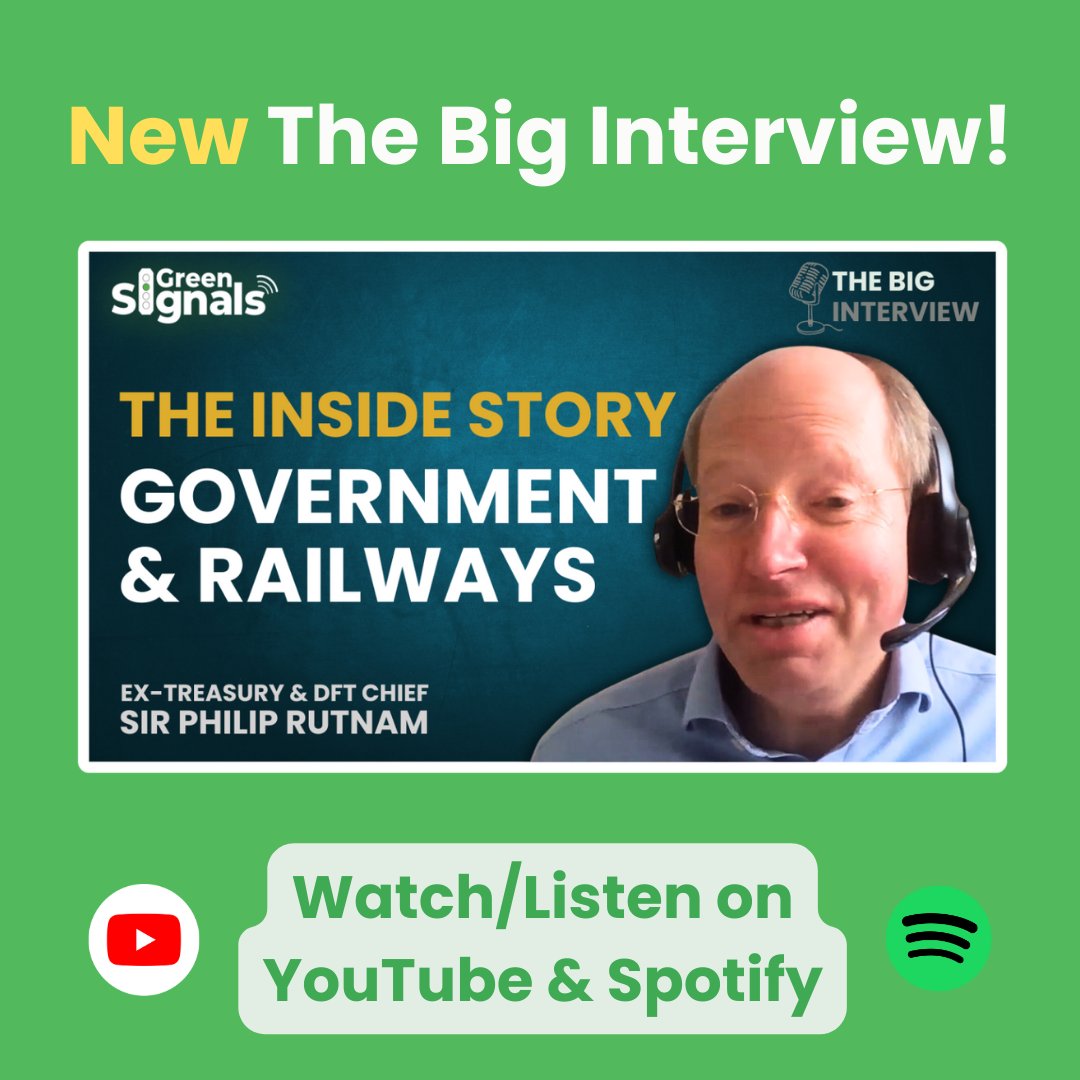 Here it is! Our big interview guest is none other than Sir Philip Rutnam. Former Permanent Secretary of @transportgovuk. Be prepared for fascinating inside stories on everything from HS2 to business cases & how public finance really works. Watch now: youtu.be/ZjX_JqCL7y4