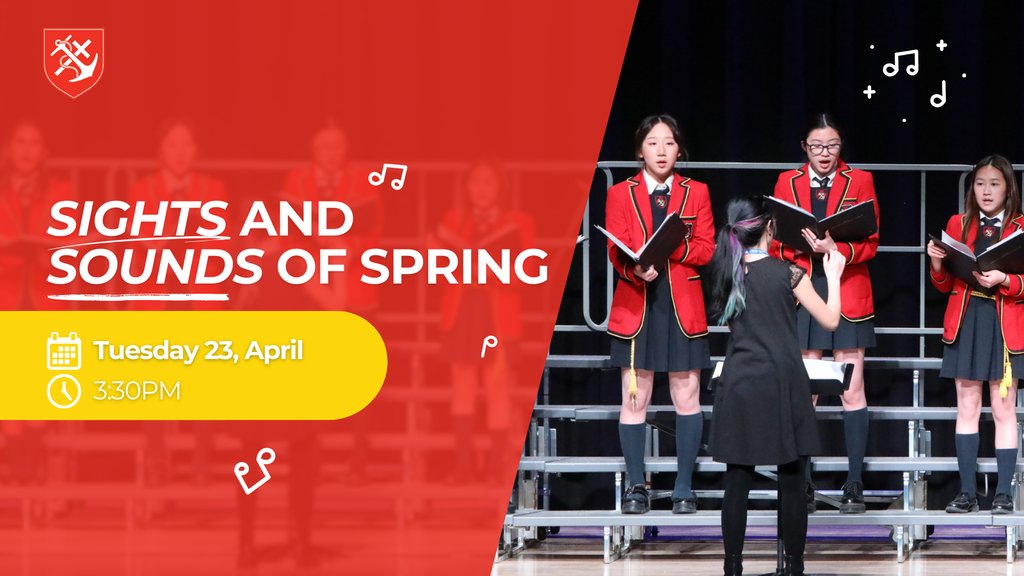 Sights and Sounds of Spring Concert and Visual Arts Showcase is happening today after school! Come and support all the creative endeavors that our Upper School Clementines have been working on all year 🎨