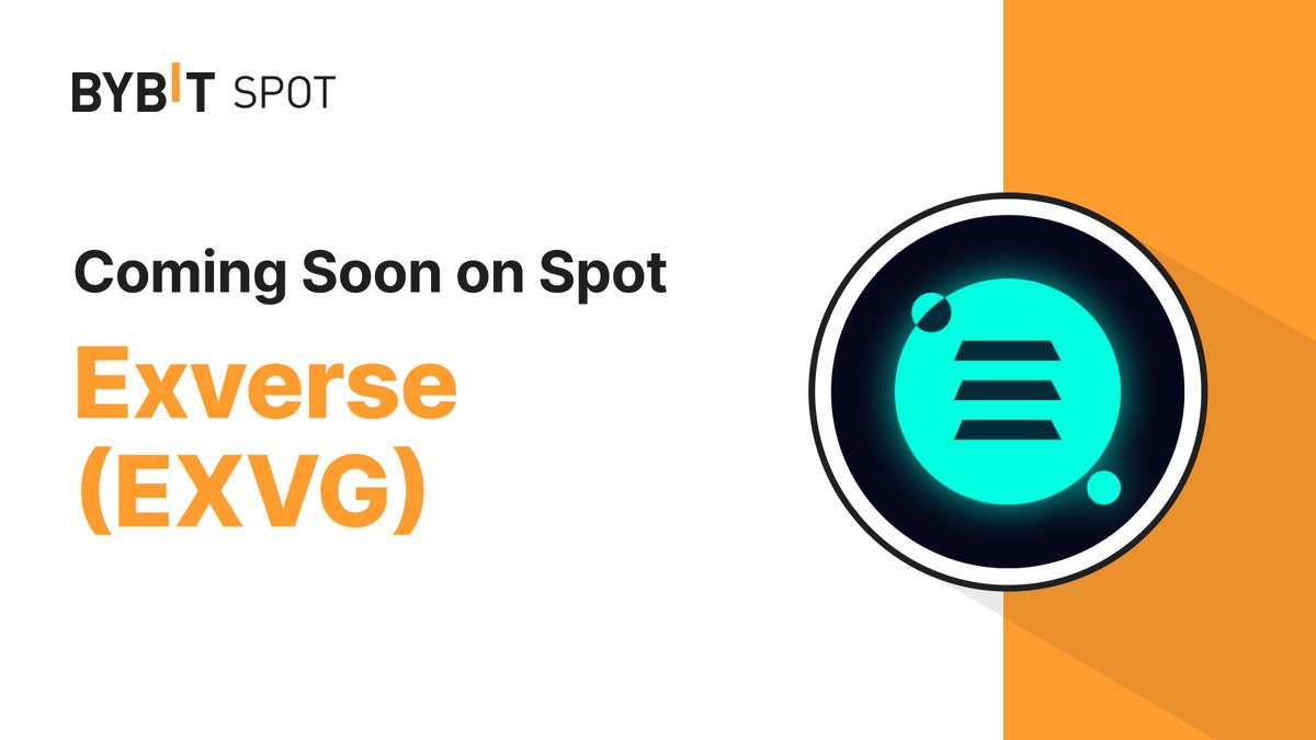 Bybit_Official's tweet photo. 📣 $EXVG is coming soon to the #BybitSpot trading platform with @exverse_io

🗓 Listing time: Apr 24, 2024, 10 AM UTC. Deposits and withdrawals will be available via the BNB Smart Chain.

#TheCryptoArk #BybitListing https://t.co/AyflR7OFJ3