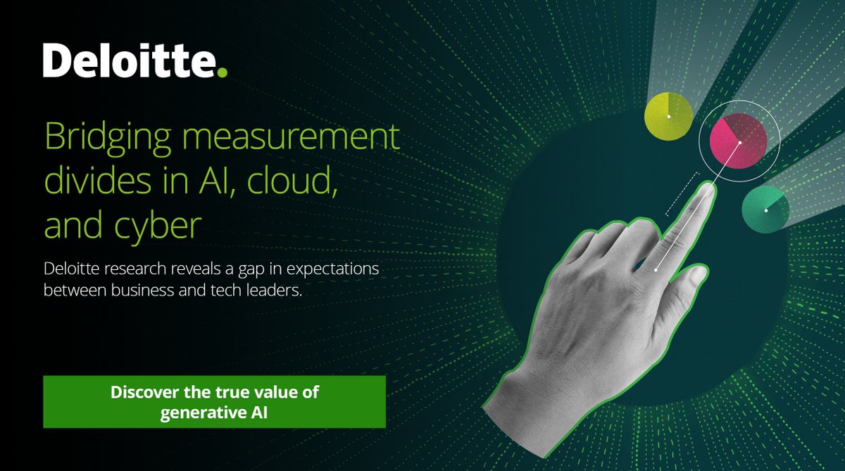 Is your business missing out on #GenAI's full potential? Deloitte research reveals a gap in expectations between business and tech leaders. Discover the true value of generative AI. deloi.tt/3QCQFP1