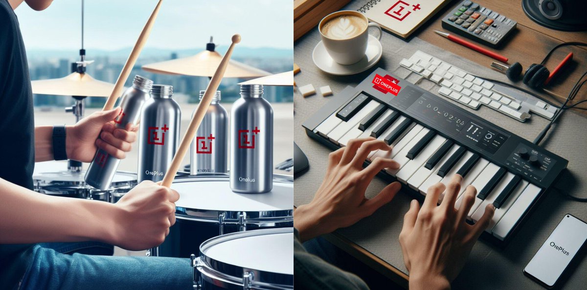 Sizzle2010's tweet photo. @oneplus @unarates Buds3: going for a mission; using it as a walkie talkie
Una: train &amp; send them to Mars
1+ Pen: Host a Intl. Pen Fight Contest  
1+ Watch: turning it a time machine
81Pro: make it a piano &amp; compose a 1+ song
1+ Bottle: use it as drumsticks
1+ Bag: climbing Mt. Everest carrying it. https://t.co/LSnxry1Tzw