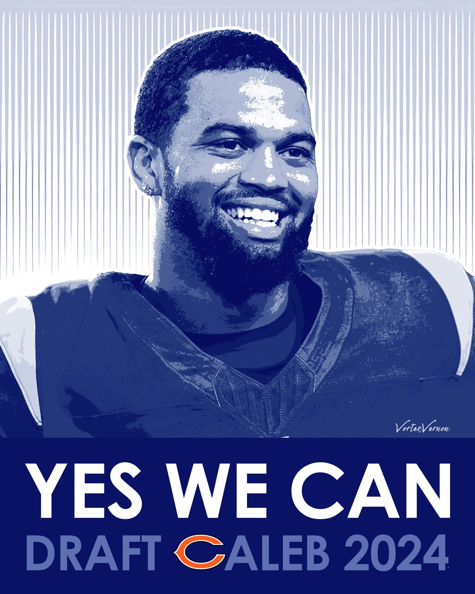 🐻⬇️💙🧡 #YesWeCan #NFLDraft 
Who else is pumped to see what happens Thursday? @CALEBcsw 👊💥