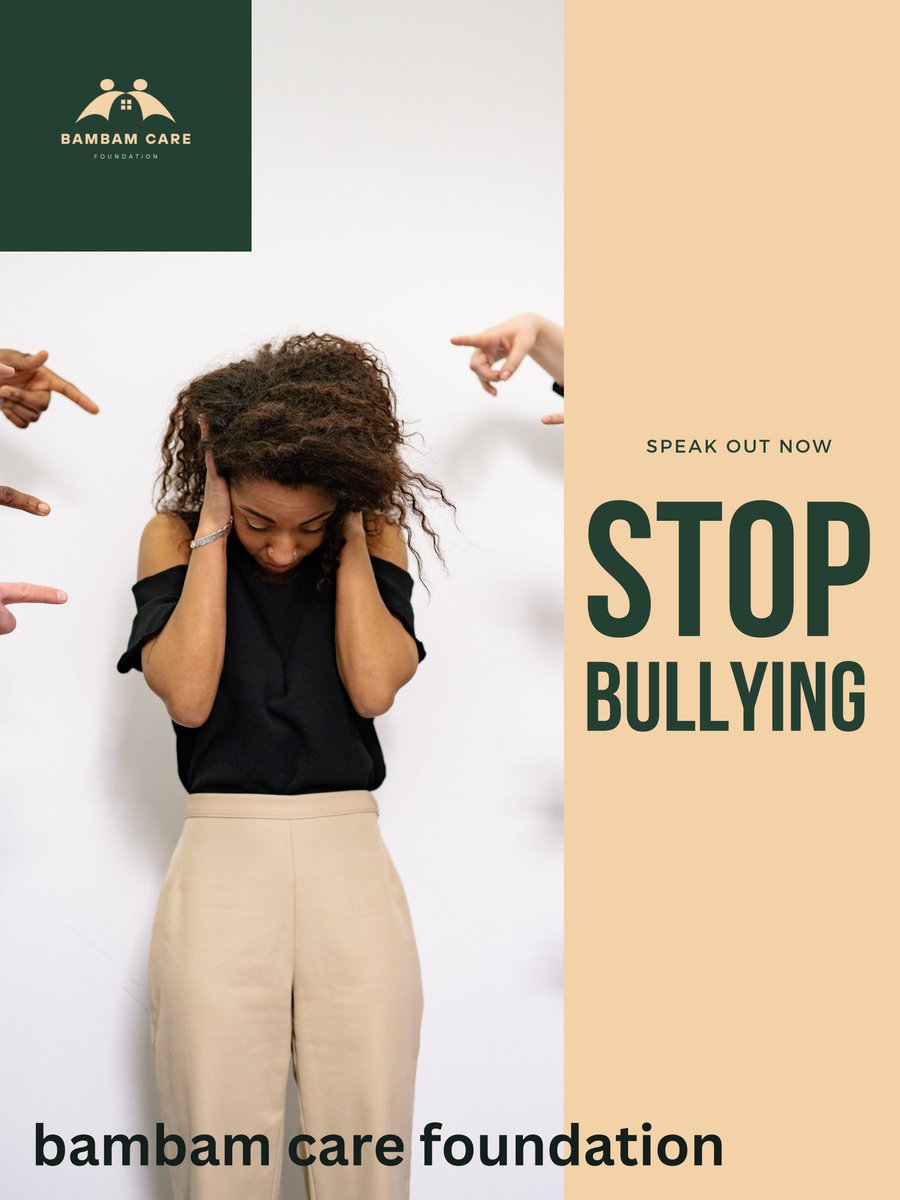 Bullying is not just about physical violence, it's also about psychological violence - the kind of violence that leaves scars on the soul.
#StopBullying 
#Bambamcare
