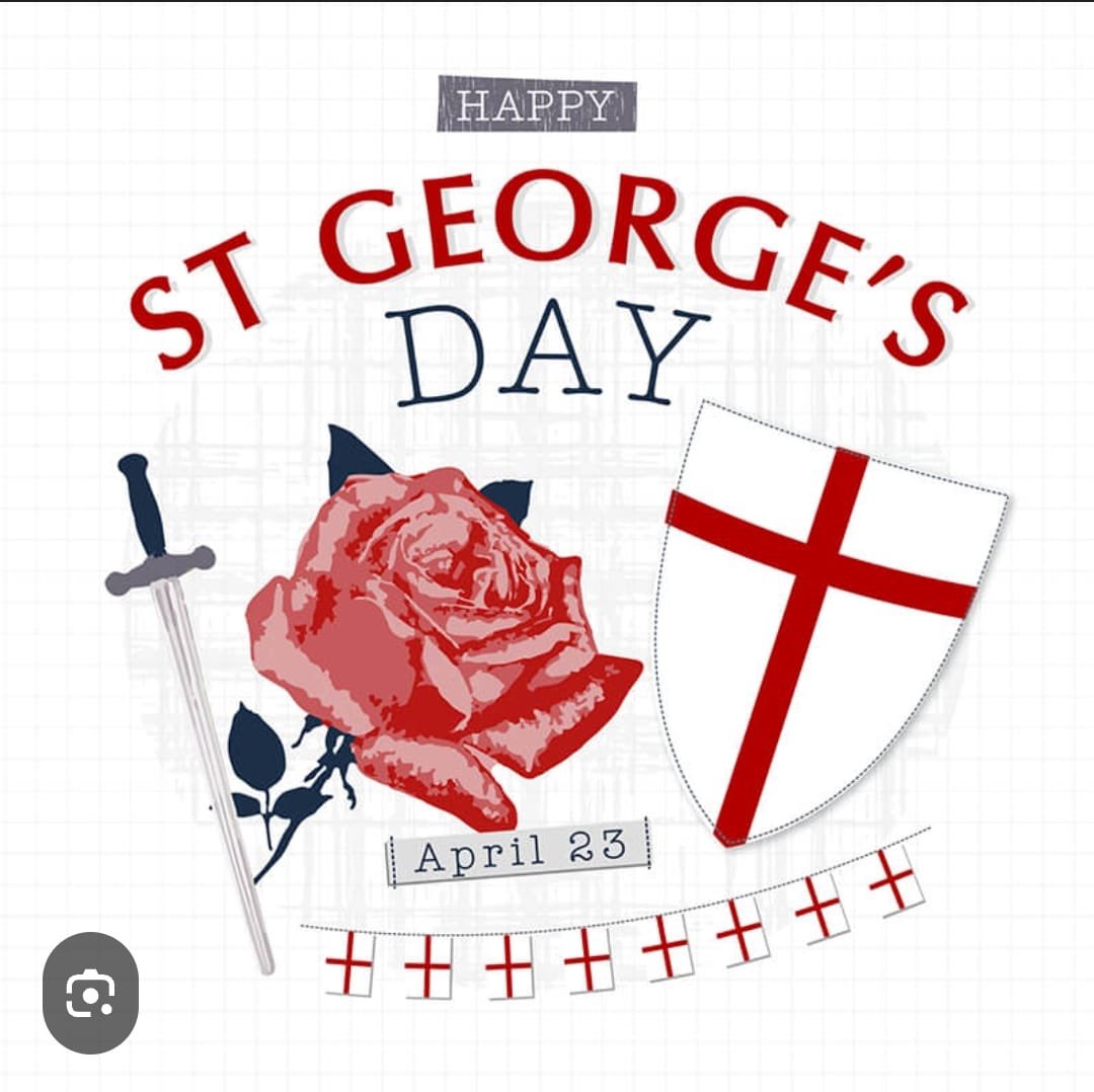 Happy St George’s day my fellow patriots 🏴󠁧󠁢󠁥󠁮󠁧󠁿 #StGeorgesDay2024