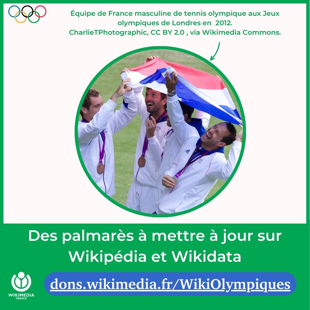💜🎾C'était en 2012 : fr.wikipedia.org/wiki/Tennis_au… 👐Aidez-nous à soutenir les bénévoles qui contribuent au projet Wikimedia France et qui partageront leurs connaissances pendant les Jeux Olympiques : dons.wikimedia.fr/WikiOlympiques…