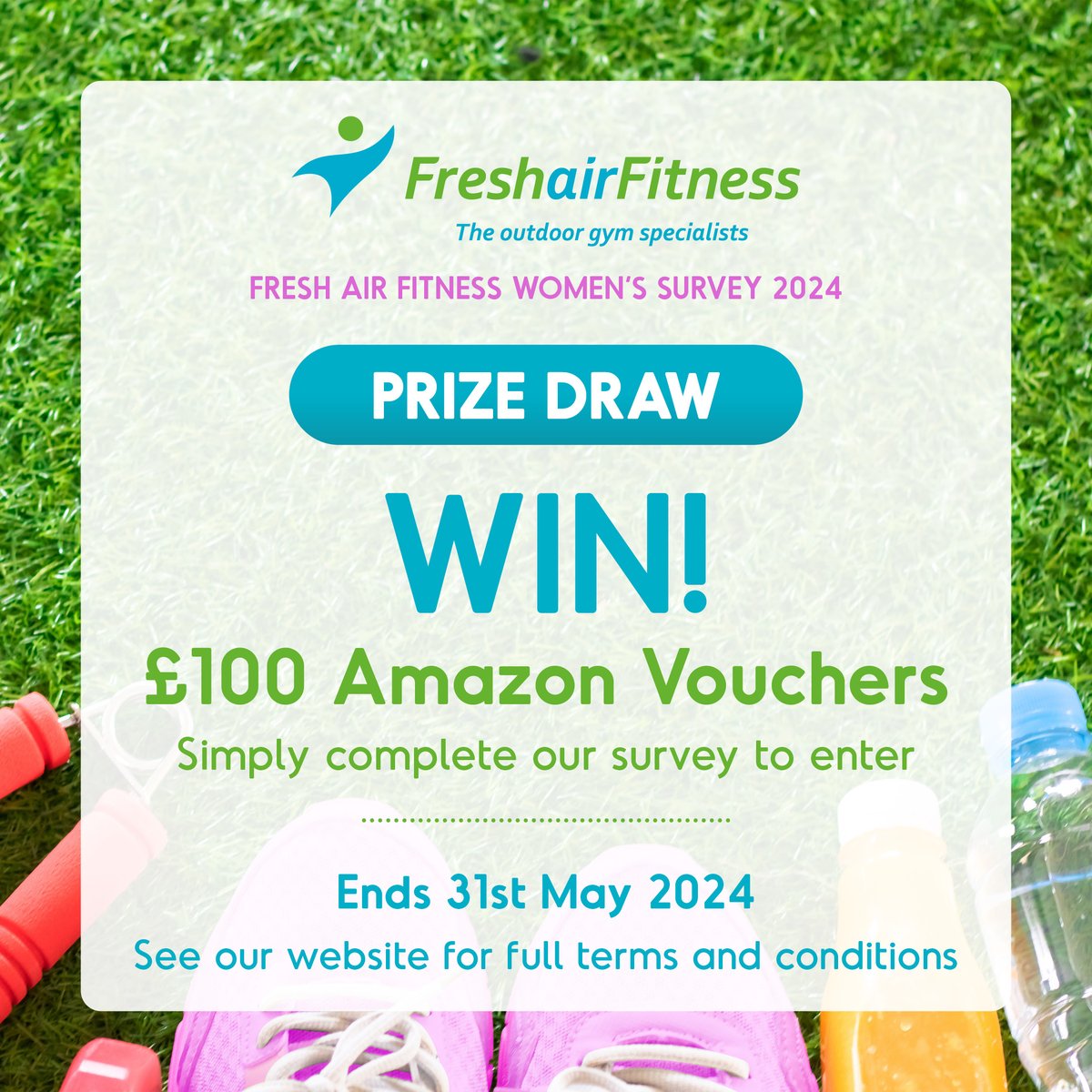 Ladies! If you have a gym membership or workout regularly, enter our Survey Prize Draw for a chance to win £100 Amazon vouchers. Ends 23:59pm on 31st May 2024. Winner announced 6th June 2024. To enter visit tinyurl.com/32eu3mm4 Full T’s &C’s at tinyurl.com/yc2yjevm