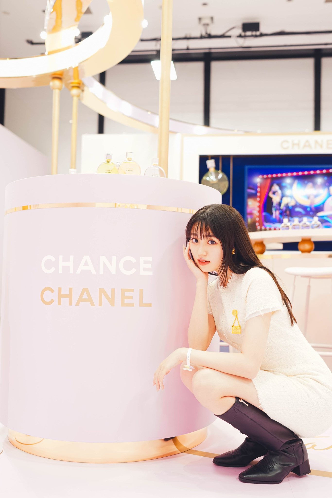 ❣*K様 CHANEL キャンバス サスペンダー ベージュ 楽天市場