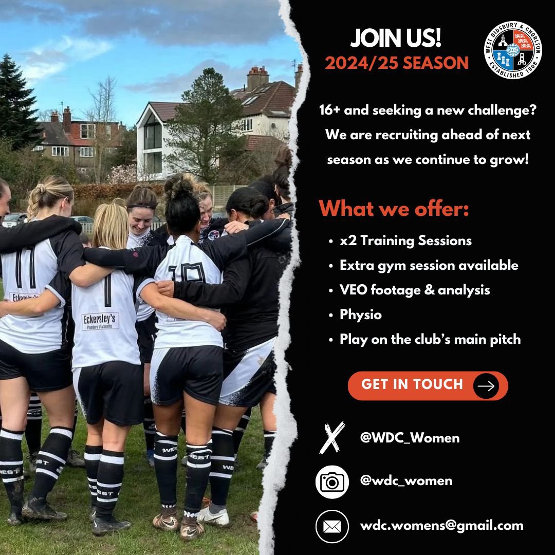 As we finish another positive season, we’re already looking ahead to the next!

Use the link below (also in our bio) to register your interest in trialling with us ahead of the 24/25 season.

forms.gle/yGJMs7sZ5JekaE…