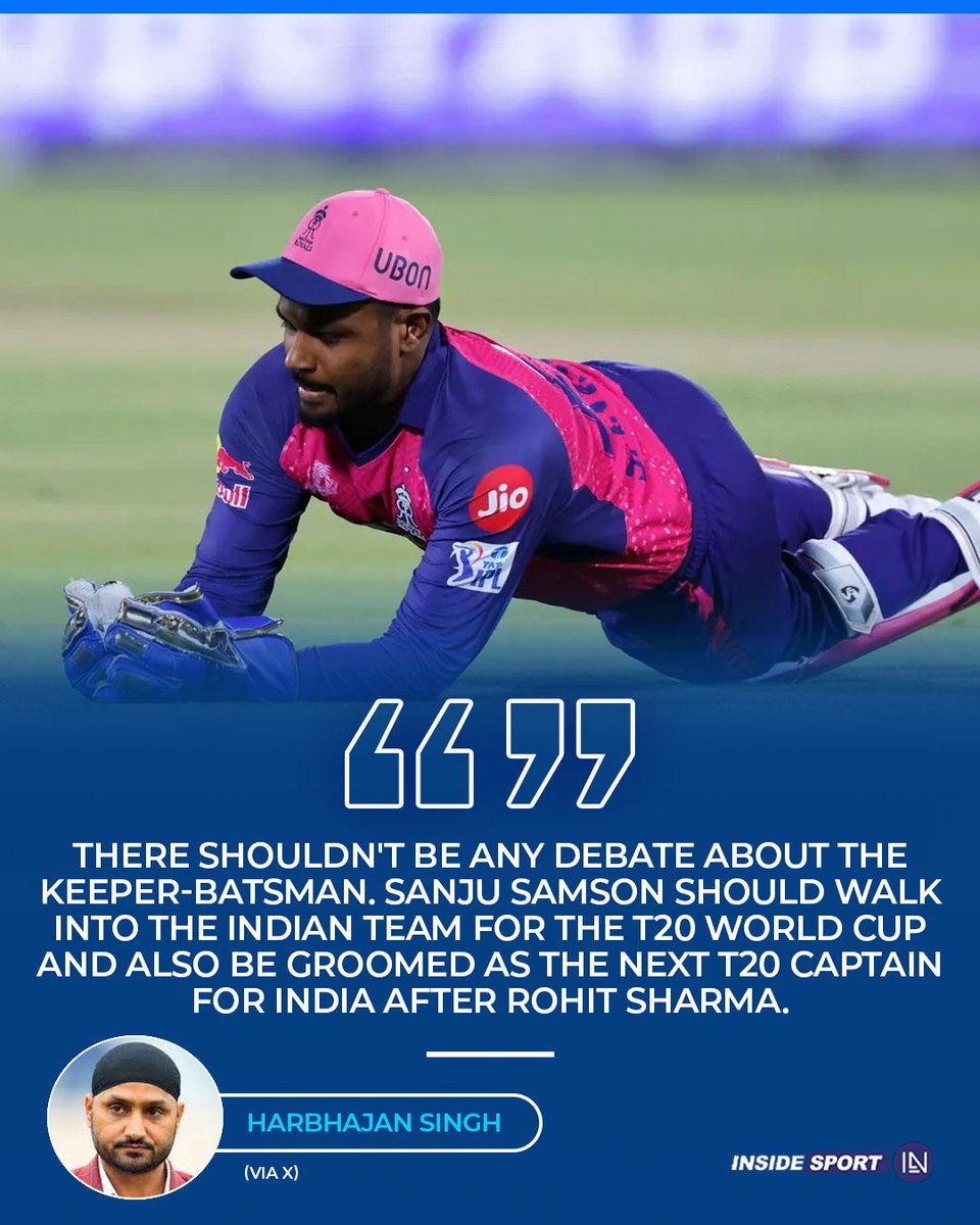 Do you agree with Harbhajan Singh? 

#HarbhajanSingh #SanjuSamson #RohitSharma #Indiancricket #T20WorldCup24 #Insidesport #CricketTwitter