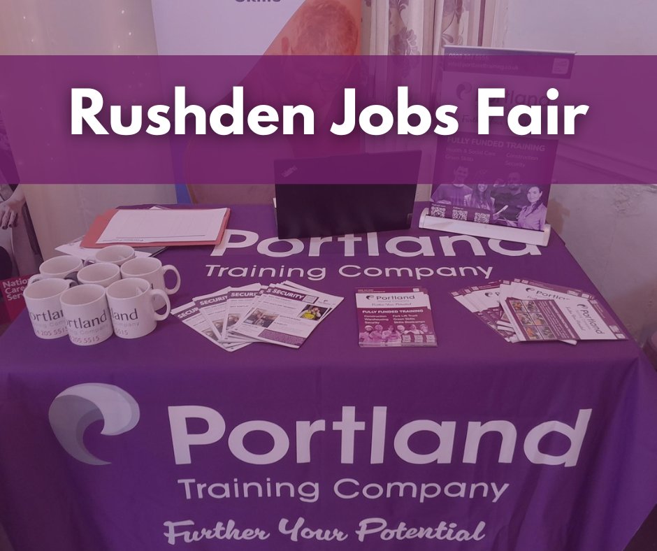 If you're at Rushden jobs fair today, make sure to say hello to our team! 😊

Explore our extensive selection of courses designed to pave the way for your dream career 💼

#rushdenjobsfair #jobsfair #jobseekercourses